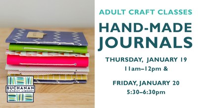 Adult Craft Class | Hand-Made Journals