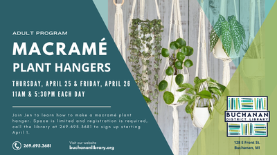 ADULT CRAFT: MACRAMÉ PLANT HANGERS