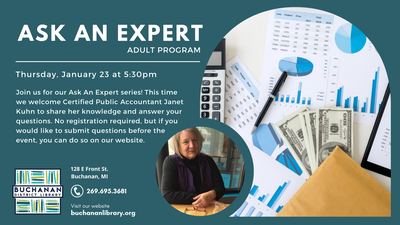 ADULTS: ASK AN EXPERT: JANET KUHN ADULTS: ASK AN EXPERT: JANET KUHN