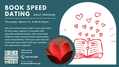 ADULTS: BOOK SPEED DATING ADULTS: BOOK SPEED DATING