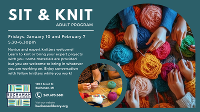 ADULTS: SIT & KNIT ADULTS: SIT & KNIT