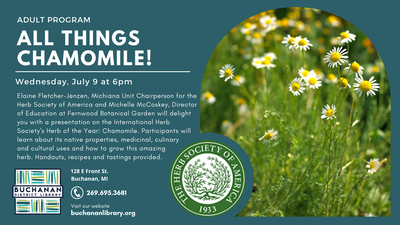 ALL THINGS CHAMOMILE! ALL THINGS CHAMOMILE!