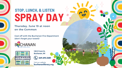 STOP, LUNCH, & LISTEN- SPRAY DAY