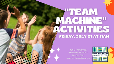 "TEAM MACHINE" ACTIVITIES "TEAM MACHINE" ACTIVITIES