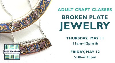 ADULT CRAFT- BROKEN PLATE JEWELRY