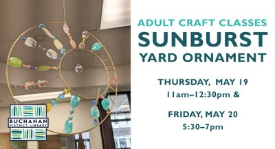 Adult Craft Class | Sunburst Lawn Ornament Adult Craft Class | Sunburst Lawn Ornament