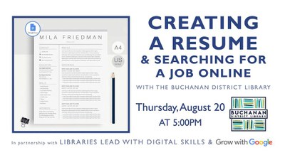 Creating a Resume & Searching for a Job Online Creating a Resume & Searching for a Job Online