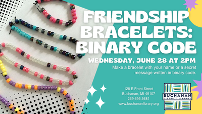 BINARY CODE FRIENDSHIP BRACELETS