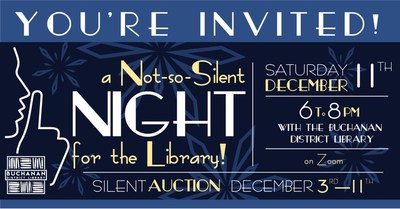 Not-so-Silent Night for the Library Fundraiser
