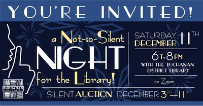Not-so-Silent Night for the Library Fundraiser Not-so-Silent Night for the Library Fundraiser