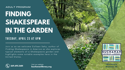 FINDING SHAKESPEARE IN THE GARDEN FINDING SHAKESPEARE IN THE GARDEN