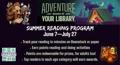First day to log for Summer Reading! First day to log for Summer Reading!