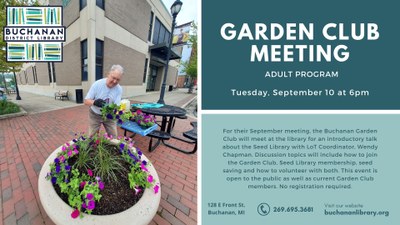 Garden Club Meeting Garden Club Meeting