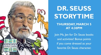 Dr. Seuss Storytime Dr. Seuss Storytime