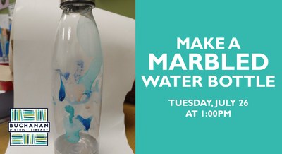 MAKE A MARBLED WATER BOTTLE