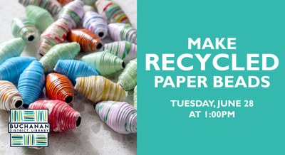 MAKE RECYCLED PAPER BEADS