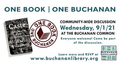 ONE BOOK | ONE BUCHANAN Community Discussion ONE BOOK | ONE BUCHANAN Community Discussion