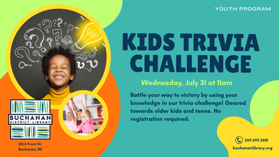 YOUTH: KIDS TRIVIA CHALLENGE YOUTH: KIDS TRIVIA CHALLENGE