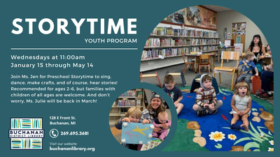YOUTH: PRESCHOOL STORYTIME YOUTH: PRESCHOOL STORYTIME