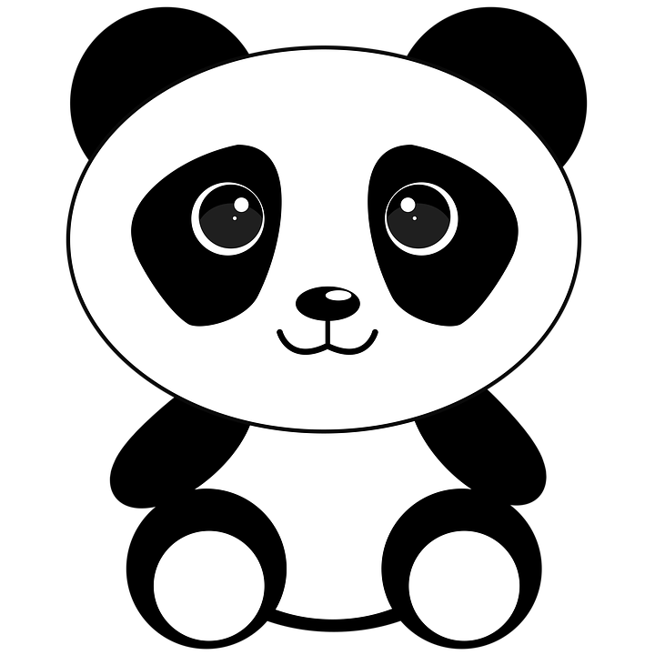 illustrated panda